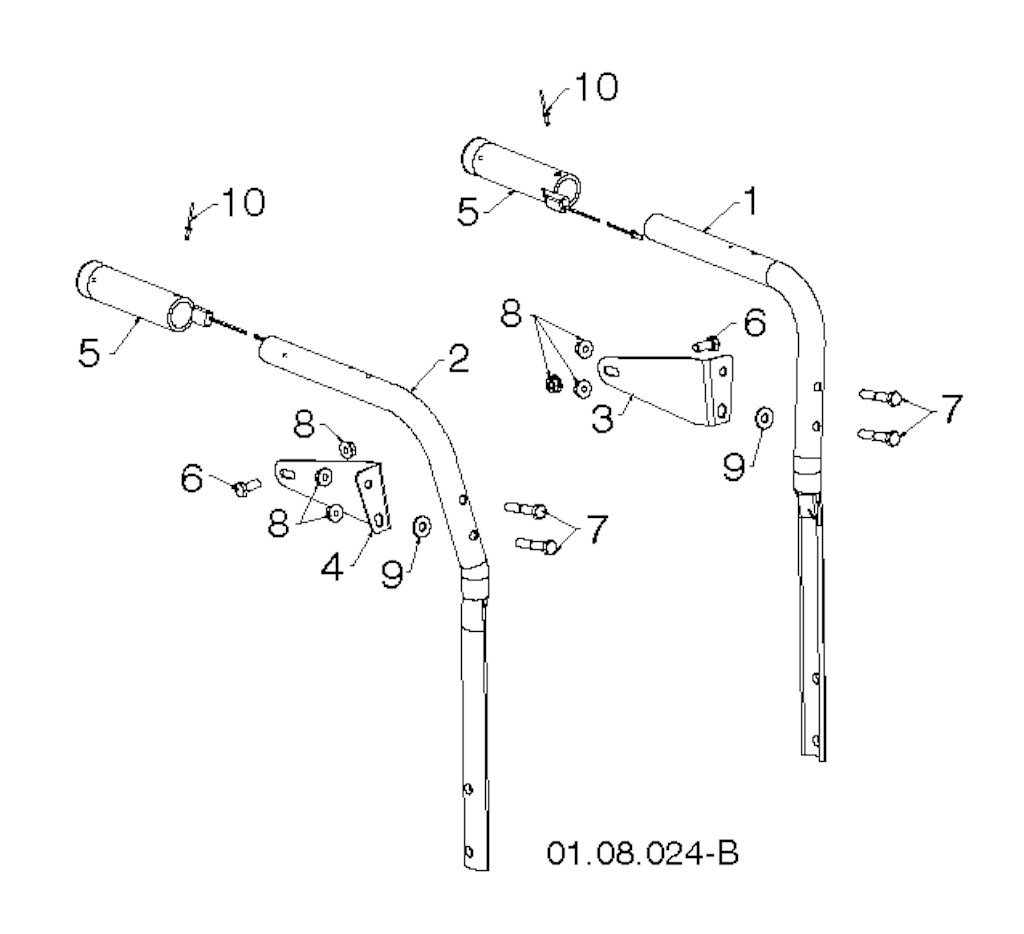 Explosionszeichnung Ersatzteile
