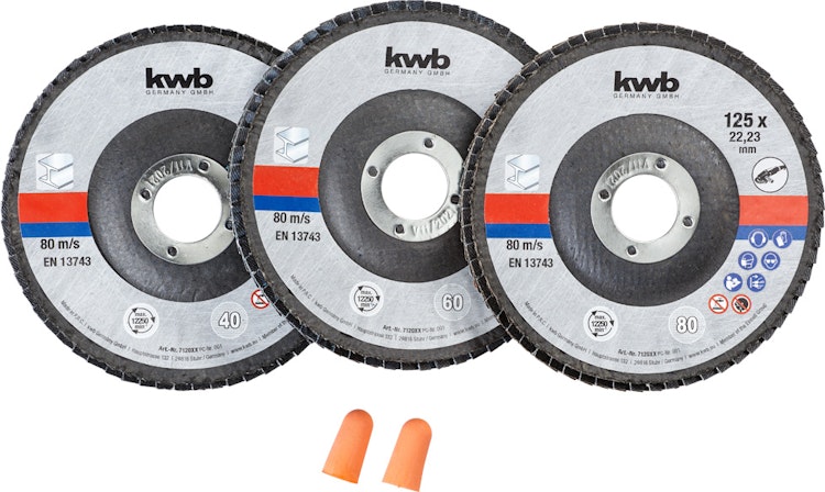 kwb 3 Schleifmop 125 Dose 712062