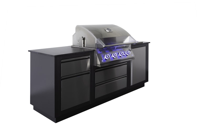 Napoleon Outdoor Küche OASIS 105 inkl. Gas-Einbaugrill der Serie 700 und Einbau Sizzle Zone