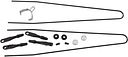 Vorschaubild CONTEC Schutzblech-Set Splash Protect 35 mm silber