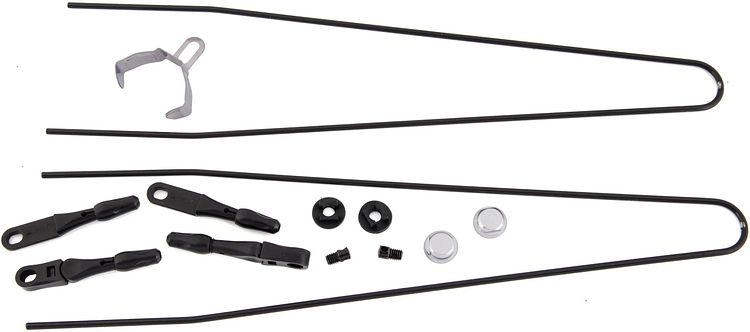 CONTEC Schutzblech-Set Splash Protect 35 mm silber