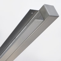 BambusBASIS Modul5 Anfangs- / Endpfosten Edelstahl