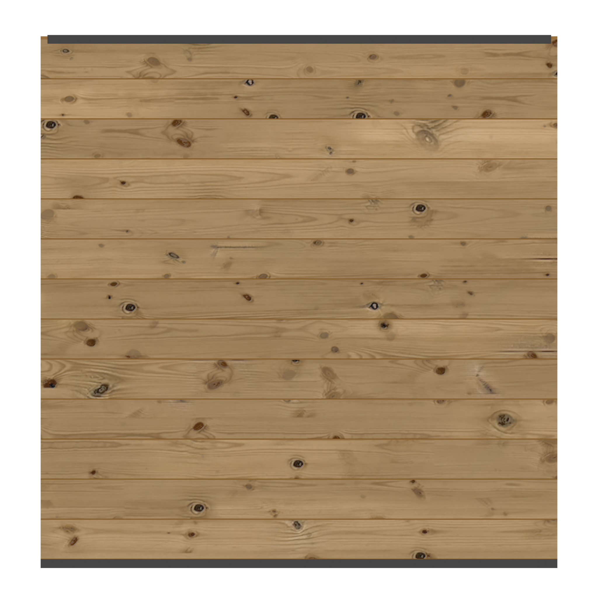 TraumGarten SYSTEM Holz Thermo Massiv Zaunfeld-Set 178 x 184