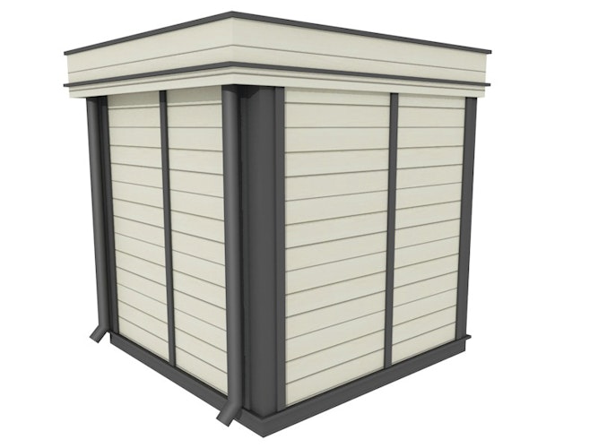 Wolff Finnhaus Saunahaus Paradiso 2x2 (1-Raum)