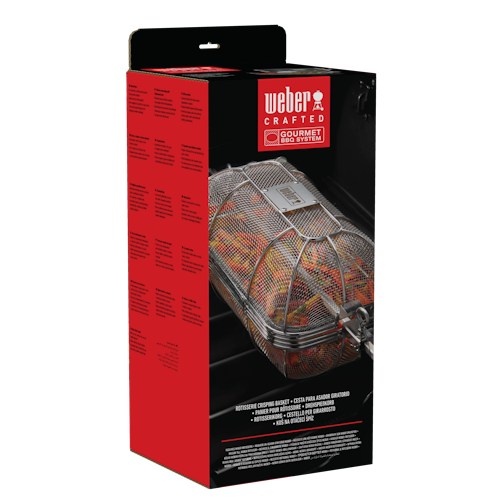 Weber CRAFTED Drehspießkorb - aus feinem Drahtgewebe
