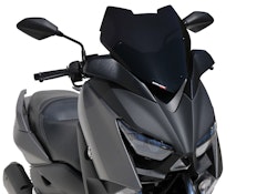 ERMAX Scooterscheibe Sport Acrylic durchsichtig Schwarz getönt für YAMAHA XMAX 400