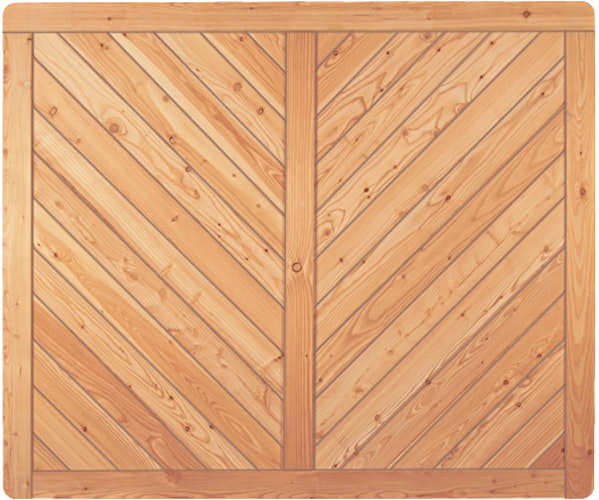 T&J SKAGEN Sichtschutzzaun Lärche 1800 x 1500 mm