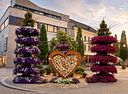 Vorschaubild Badeko Herz Holzregal 200 cm in Edelrostoptik – Inkl. LED-Beleuchtung