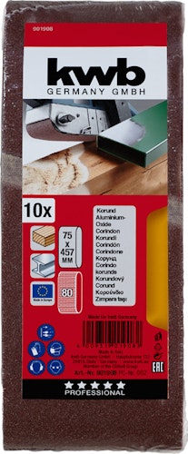 kwb 10Schl-Bänd Korund 75x457 K 80 901908