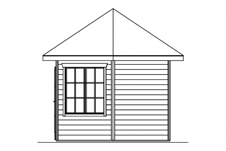 Skan Holz Gartenhaus Almelo - 28 mm