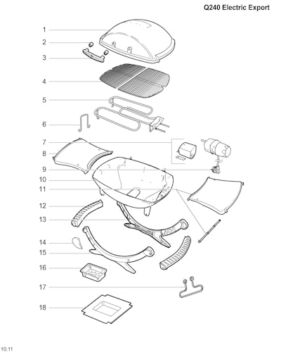 Weber Q 240 Dark Gray (Germany/Austria)