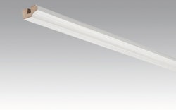 MEISTER Deckenabschlussleiste 19/38 mm  Streifer silber 4021 - 2380 mm