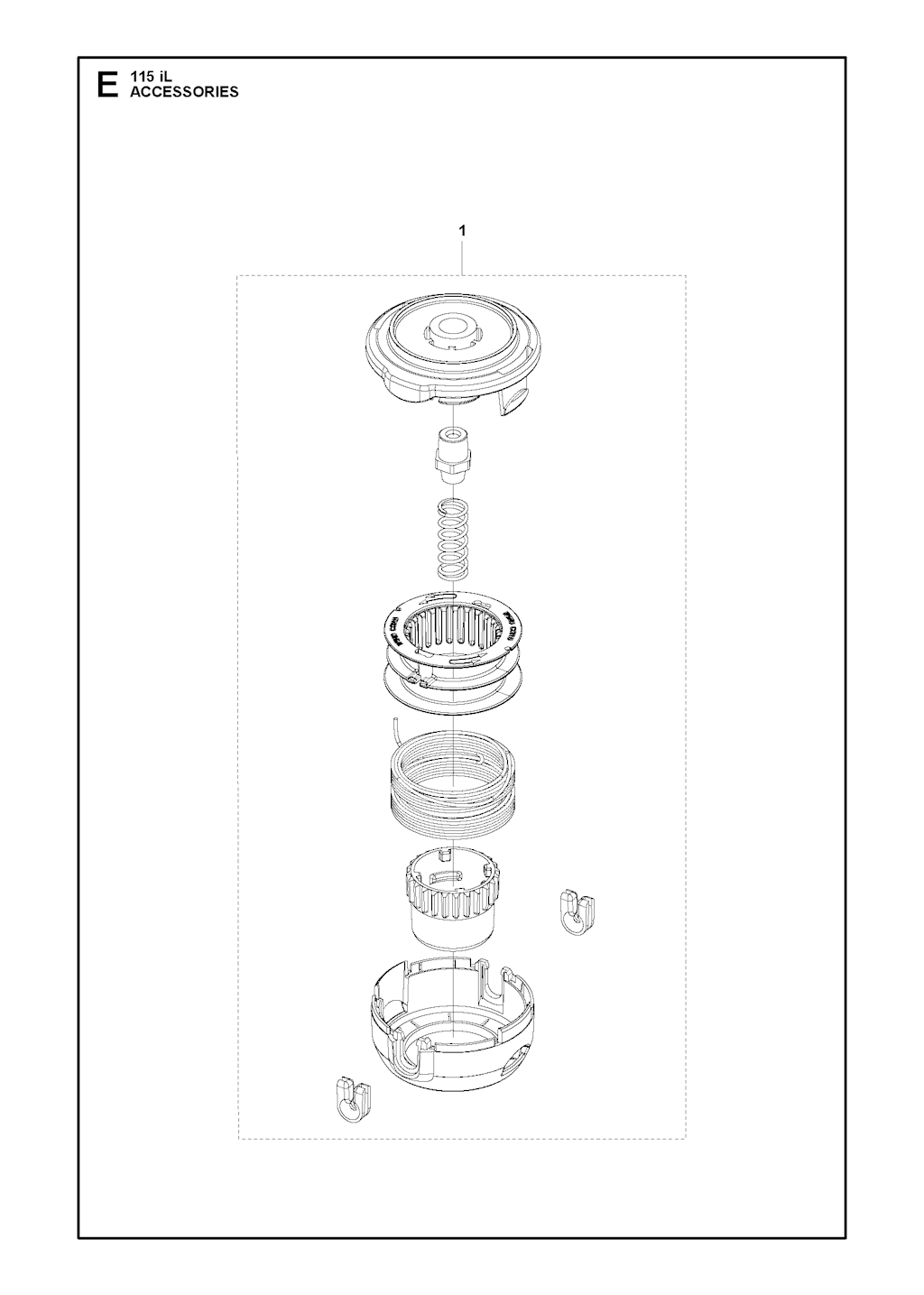 Explosionszeichnung Ersatzteile