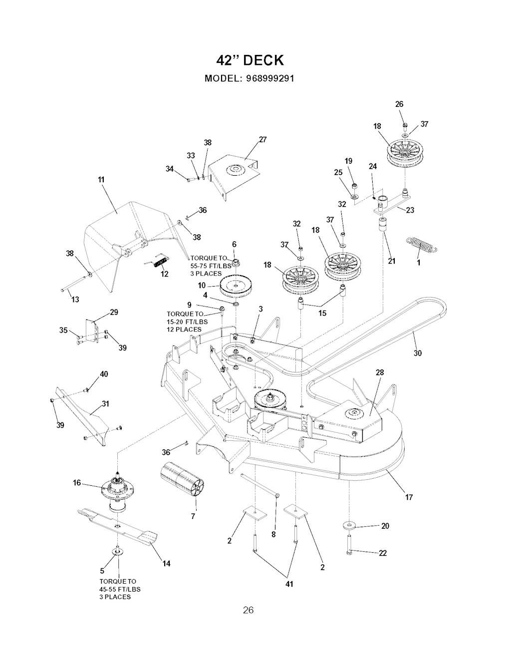 Explosionszeichnung Ersatzteile