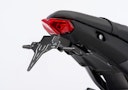 Vorschaubild PROTECH V-SHAPE Kennzeichenhalter Alu & Stahl Schwarz für YAMAHA MT-09 / SP
