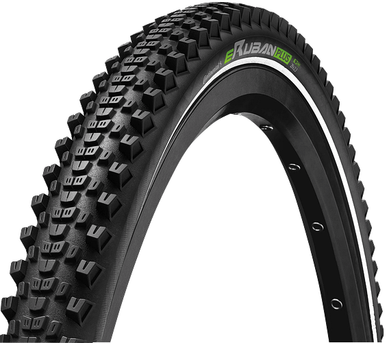 Continental eRuban Reifen 27,5 × 2,30" schwarz Reflex