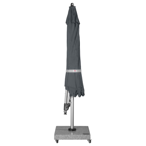 doppler Pendelschirm EXPERT 350, Aluminium Silber / 100 % Polypropylen 220 g/m²