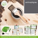 Vorschaubild Innen- und Außenanstrich Komplettset für Gartenhäuser von 5 bis 10 m² Grundfläche (Deckfarbe)