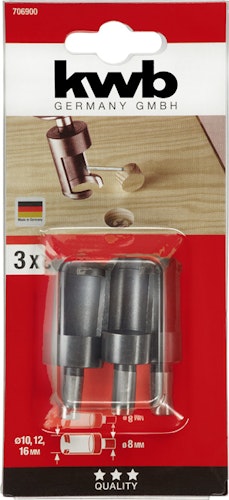 kwb Zapfenschneidersatz 3-tlg SB 706900