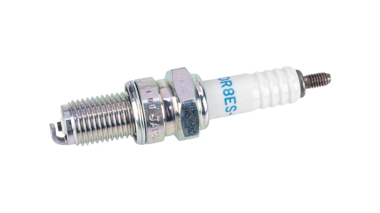 NGK Zündkerze DR8ES-L, Schlüsselweite 18, Zündkerze Gruppe D, Gewindedurchmesser 12 mm