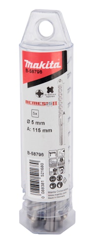 Makita NEMESIS 2 SDS+ Bohrer 5x115 5Stk B-58796