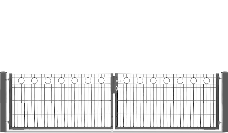 dz Flügeltor VARIO Residenz standard ROM Doppeltor