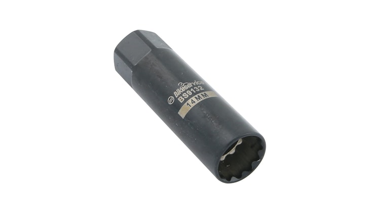 Bikeservice Steckschlüsseleinsatz Extra Thin 14 mm, Bi-Hex 12-kant
