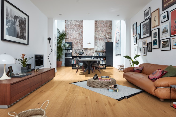 MEISTER Lindura-Holzboden HD 400 Eiche authentic pure gebürstet 8921 - ultramattlackiert 5G Dry®