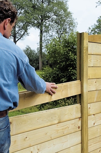 T&J TRELLEBORG-Set kdi, 13 Trelleborg-Bretter 180 x 14,5 cm, für eine Elementhöhe von ca. 180 cm