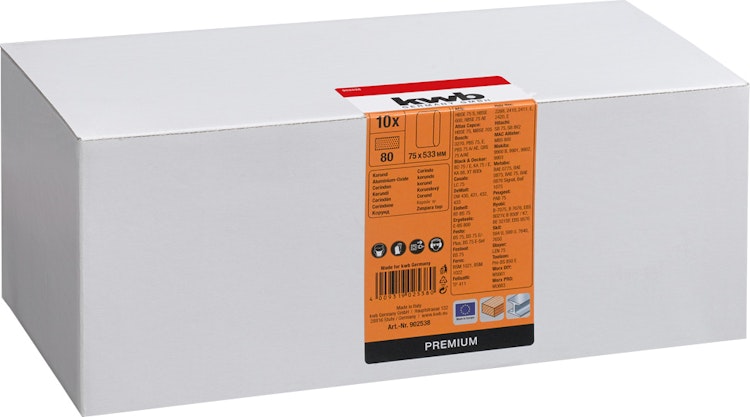 kwb 10Schl-Bänd Kor 75x533 K 80PRE 902538