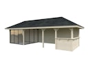 Vorschaubild Palmako Pavillon Bianca 24,9 m² Set 215 Slide - 28 mm