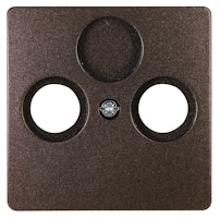 Kopp Antennenabdeckung TV/RF PARIS palisander-braun