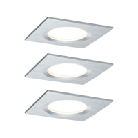 Paulmann LED Einbauleuchte Nova Plus Coin Basisset 3 stk. starr
