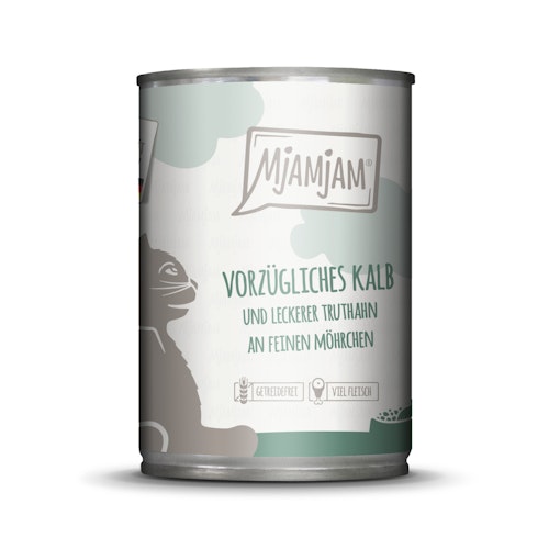 MJAMJAM Leckere Mahlzeit 400g Dose Katzennassfutter