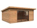 Vorschaubild Palmako Gartenhaus Lea 19,4 m² Slide Plus mit Isolierglas-Schiebetür - 44 mm