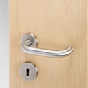 Vorschaubild Griffwerk Türgriff ALESSIA K3 Klippgarnitur- Edelstahl matt