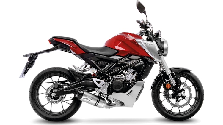 LeoVince Komplettanlage Edelstahl SBK LV ONE EVO für HONDA CB 125 R mit Katalysator