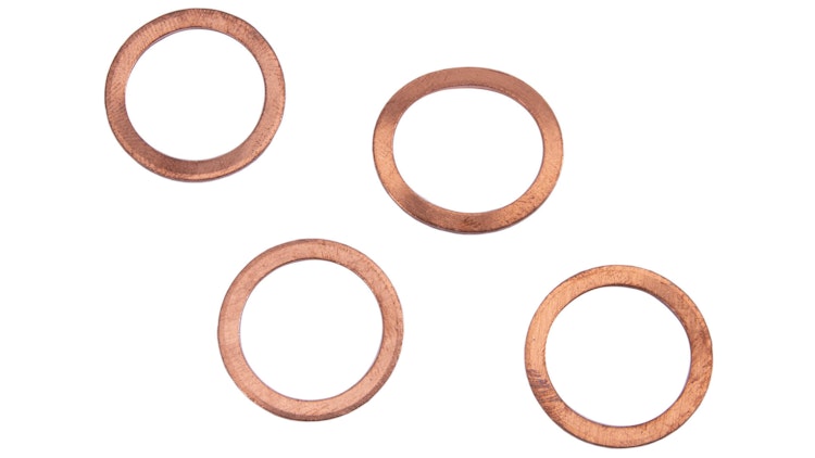 Dresselhaus Dichtring 18 x 24 x 1, 5 mm, Abgabe nur in Packung zu 4 Stück, Preis per Packung