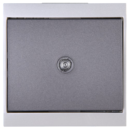 Kopp Universalschalter MALTA silber/anthrazit beleuchtet