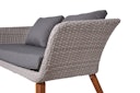 Vorschaubild Garden Pleasure Loungeset ARONA, Polyrattan / Akazie / Kissen 100 % Polyester