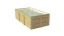 Vorschaubild Weka Massivholzpool Siargao Gr. 1 - 45 mm - 416 x 216 cm inkl. gratis Abdeckplane im Wert von 169,99€