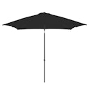 Vorschaubild Derby Mittelsmastschirm BASIC 210 x 210 Push up, Aluminium Anthrazit / 100 % Polyester 180 g/m²