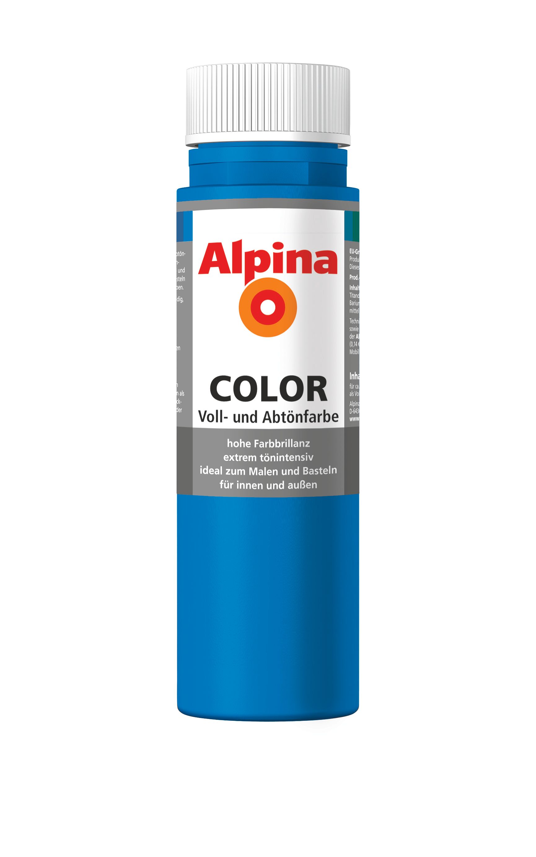 Alpina Color Abtönfarbe "Royal Blue"