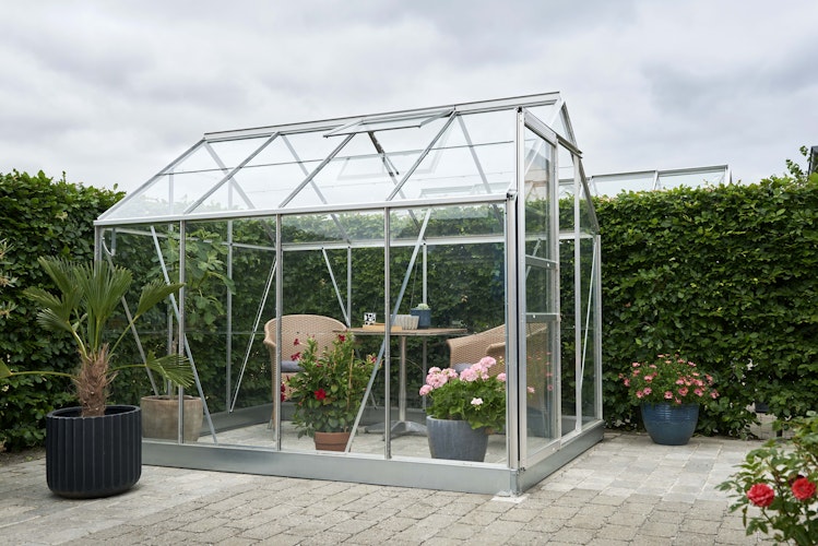 Halls Gewächshaus Popular inklusive Fundamentrahmen - 5 m² / 6,2 m²