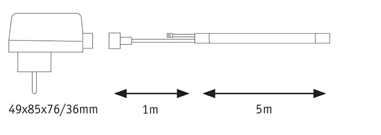 Paulmann SimpLED LED Strip Outdoor Komplettset 5m
