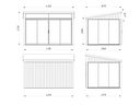 Vorschaubild Palmako Glashaus Saga 11,6 m² Slide (Wintergartenanbau inkl. Rückwand)