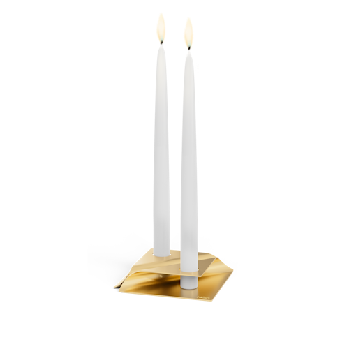 höfats Kerzenhalter SQUARE CANDLE gold