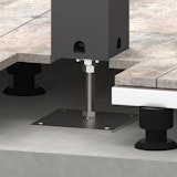 Biohort höhenverstellbare Grundplatte für Pergola (zum Ausgleich von Höhenunterschieden 7–23 cm)Zubehörbild