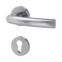 Vorschaubild Griffwerk Türgriff LORITA K3 Klippgarnitur- Edelstahl matt