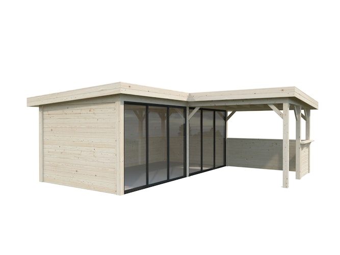 Palmako Carport/Pavillon Connect Lenna 24,9 m² Set 422 Slide